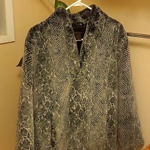 Fluffy fur soft coat